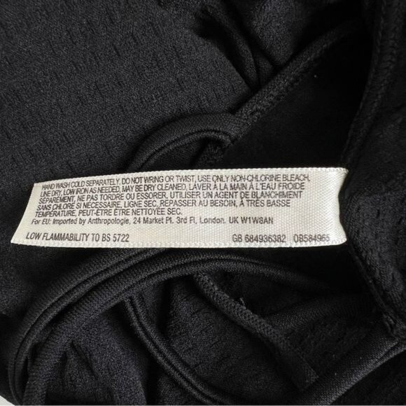 Floreat Strappy Seamless Slip Dress in Black - S - Picture 7 of 7